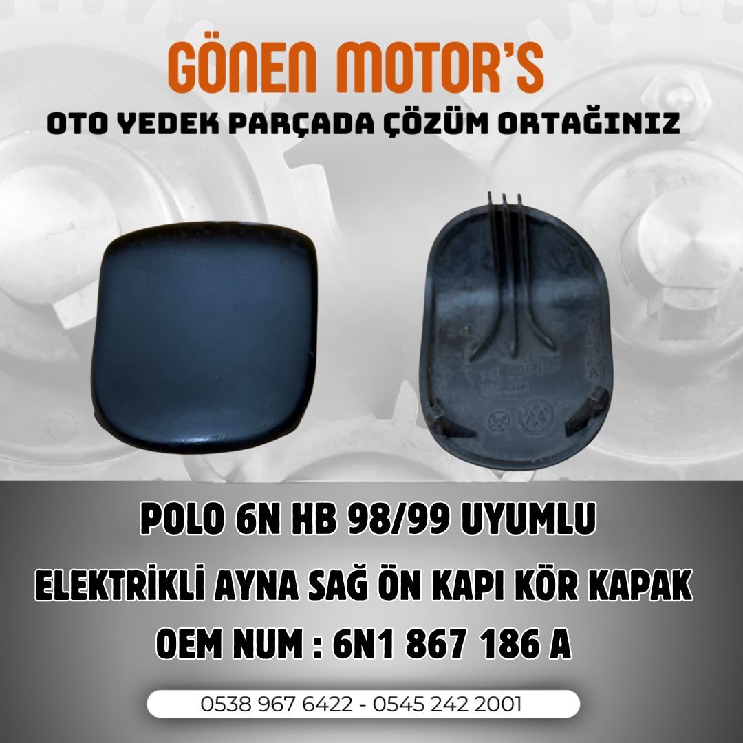 254 - 6N1 867 186 A – Ayna Ayar Joistik Kör Kapak